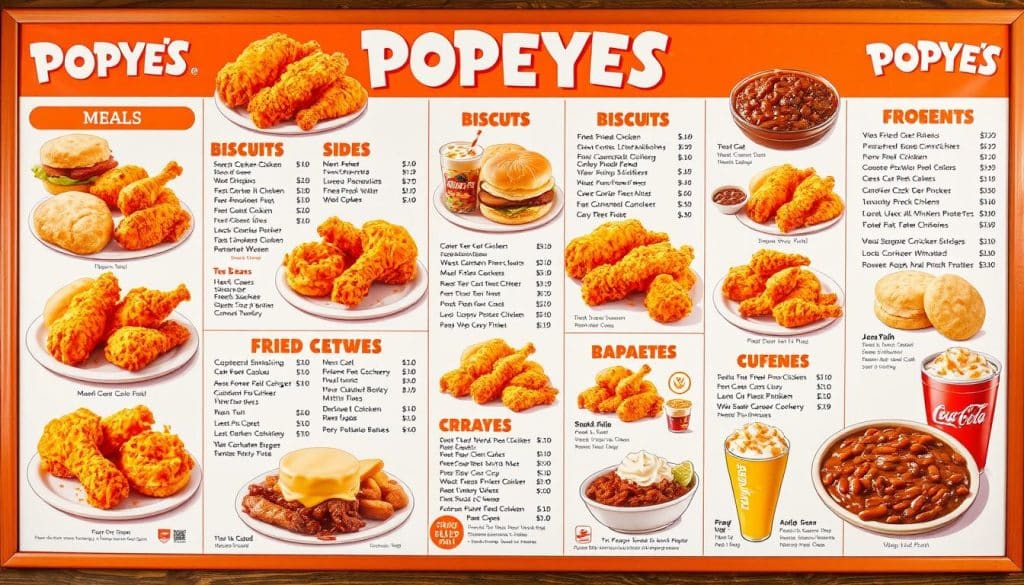 Popeyes Price Menu With Prices