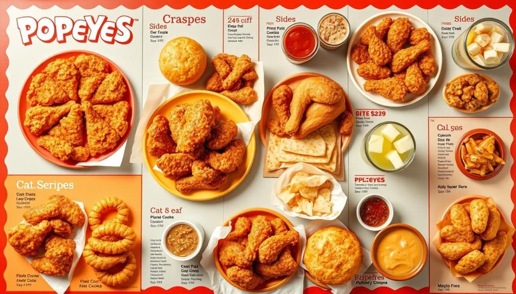 Popeyes Printable Menu With Prices