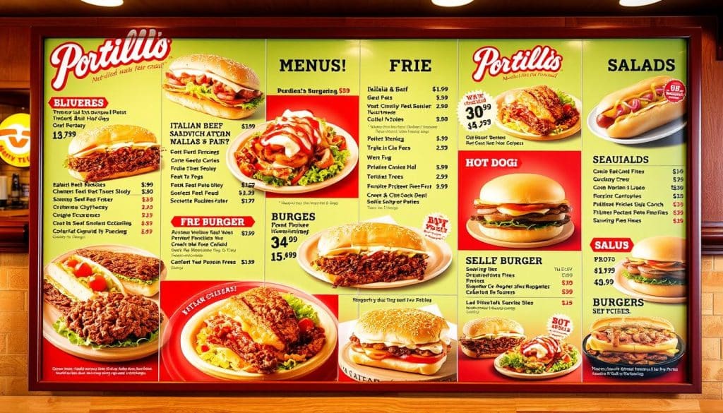 Portillo's Menu With Prices