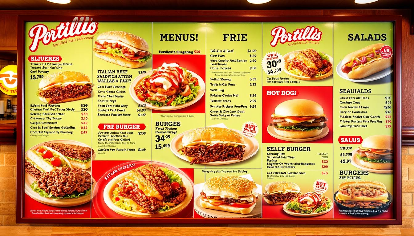 Portillo's Menu With Prices