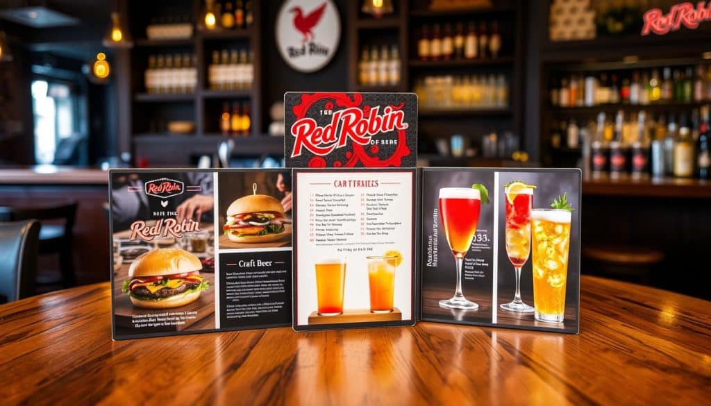 Red Robin Bar Menu With Prices