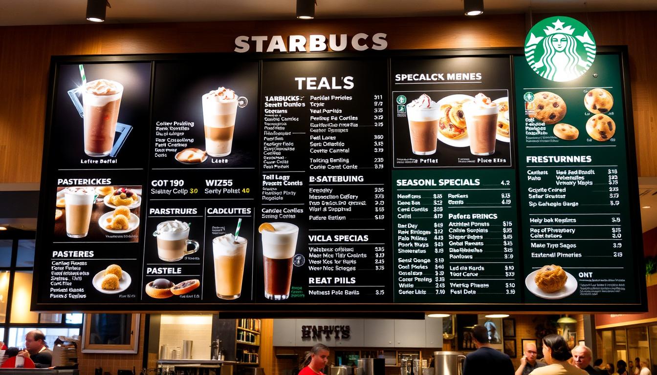 Starbucks Menu With Prices Open Now