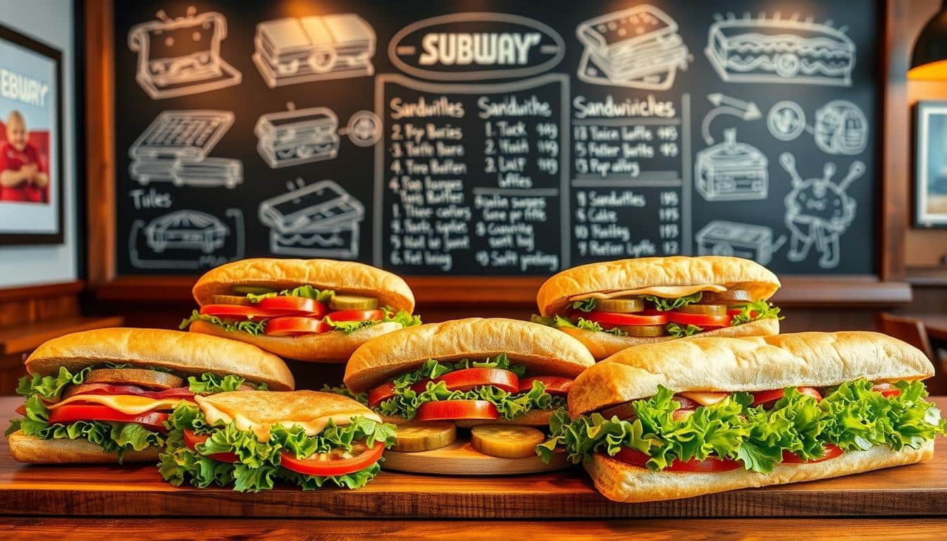 Subway Food Menu With Prices