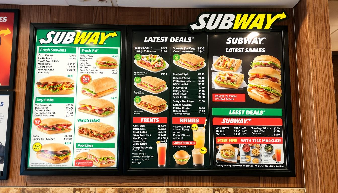 Subway Menu With Prices