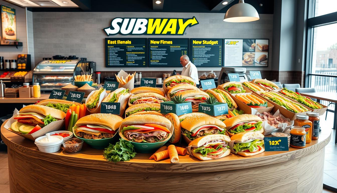 Subway New Menu With Prices