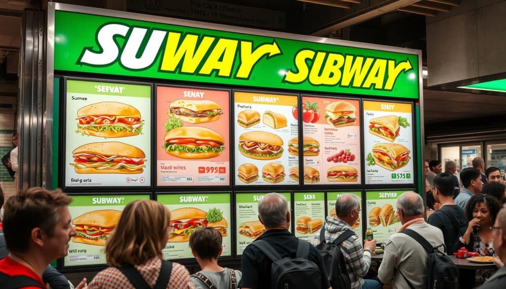 Subway Series Menu With Prices