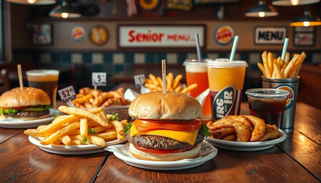 burger king senior menu with prices