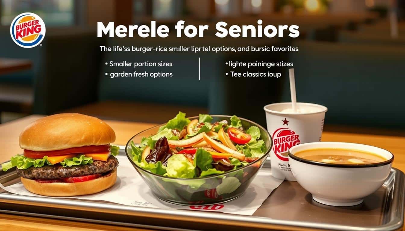 burger king senior menu