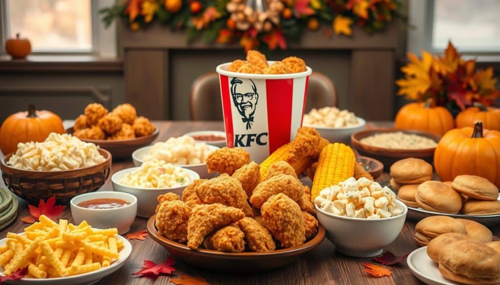 kfc thanksgiving menu